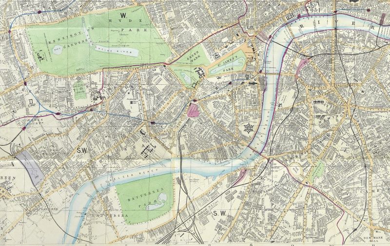 Old Map of London