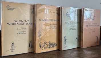 Set of Winnie the Pooh First Editions, all four volumes&hellip;