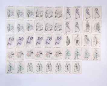 A complete set of Panko Suffragists & Anti-Suffragists playing cards&hellip;