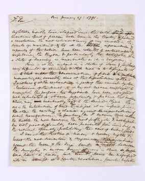 Letter written by a British spy during the French Revolution