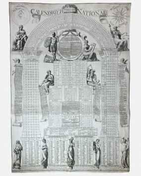 The Revolutionary Calendar presented to the National Convention 1792-93