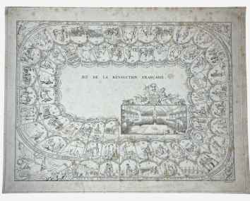 Jeu de la Revolution Francaise Game Sheet.