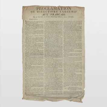Proclamation Du Directoire Executif Aux Francais. Du 23 Fructidor, an&hellip;