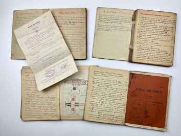 Four RAF Manuscript and Illustrated Technical Notebooks