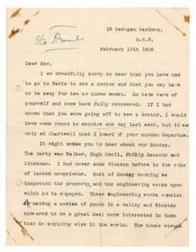 Collection of letters to Max Aiken, Lord Beaverbrook, 1921 – 1950
