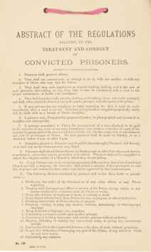 Printed Abstract of the Regulations Relating to the Treatment and&hellip;