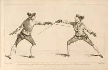 L’Ecole des Armes avec l’explication générale des principales attitudes et&hellip;