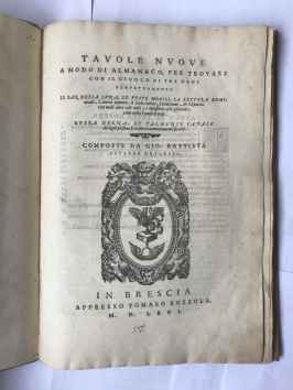 Tavole nuove a modo di almanaco