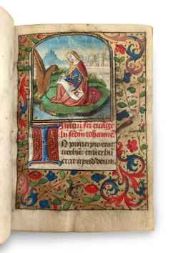 Use of Paris, in Latin and French, illuminated manuscript on&hellip;