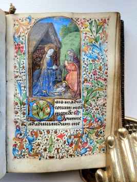 Use of Saintes, in Latin, illuminated manuscript on parchment