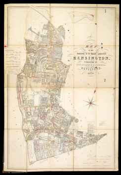 The Parish Surveyor’s Copy of Daw’s Map of Kensington…