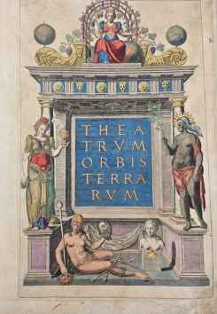 An early and beautifully contemporary hand-coloured worldatlas by Ortelius.