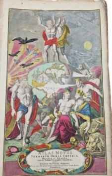 A rare German Atlas with 50 original hand-coloured maps.