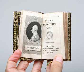 PUBLIUS TERENTIUS AFER. TERENCE. --- Miniature book.