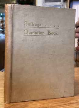 Women’s Suffrage Quotation Book