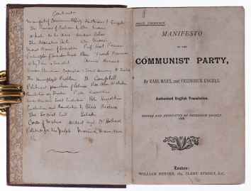 Manifesto of the Communist Party (bound together with 15 other…