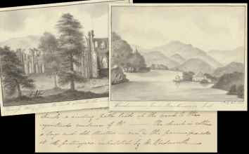 Original diary and sketch book of a tour around the&hellip;