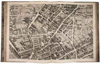 Plan de Paris commencé l’année 1734
