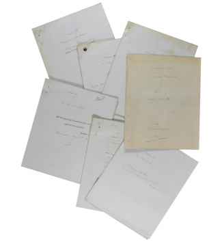 ORIGINAL HOLOGRAPH MANUSCRIPT and typescript of The Enchanted Island,