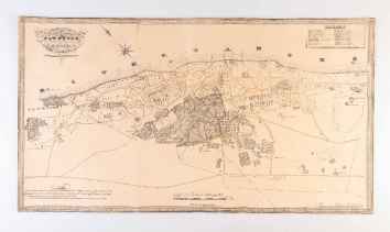 Plan of Civil and Military Cantonments of Cawnpoor Litho in&hellip;