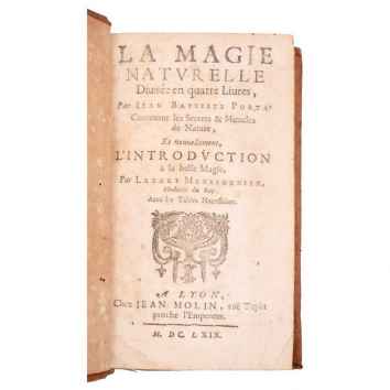 La Magie Naturelle Divisée en quatre Liures, Par Jean Baptiste&hellip;