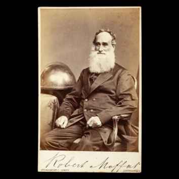 Studio portrait of Robert Moffatt, LMS missionary in Southern Africa&hellip;