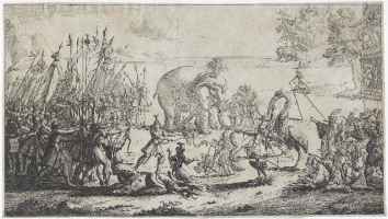 [L'Elephant Blanc. faite historique, voyez Prudhomme No.96.]