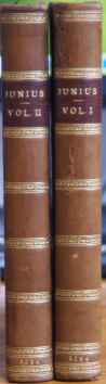 Junius. Stat Nominus umbra. Two volumes. (Presentation copy to Michael&hellip;
