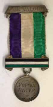 Hunger Strike Medal; Awarded by the WSPU to Pleasance Pendred