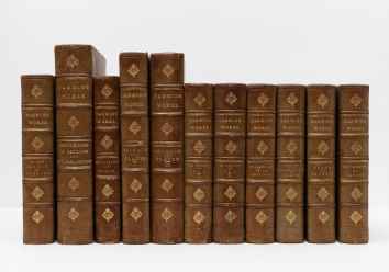 BOUND SET OF DARWIN FIRST EDITIONS, INCLUDING 