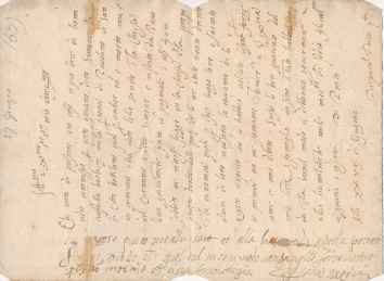 Original manuscript letter with annotations, signed by Cosimo de Medici&hellip;
