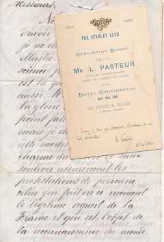 [Americana - Gastronomy] Banquet Offered to Mr. L. PASTEUR. The&hellip;