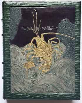 [Japonism - Bookbinding] La Mer - Bound by Émile Carayon. 1886.