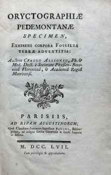 [Fossils - Geology] Oryctographiae Pedemontanae Specimen, exhibens corpora fossilia terræ&hellip;