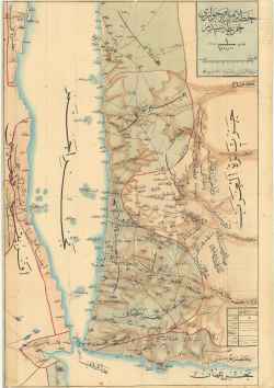 Hitta-i Yemaniyye ve civari haritasidir [Map of the country of…