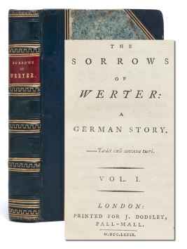 The Sorrows of Werter [Werther]: A German Story.
