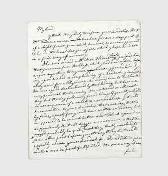 Autograph letter signed, to the Earl of Shelburne on the&hellip;