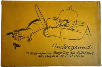 Hintergrund: 17 Zeichnungen von George Grosz zur Auffuhrung des 